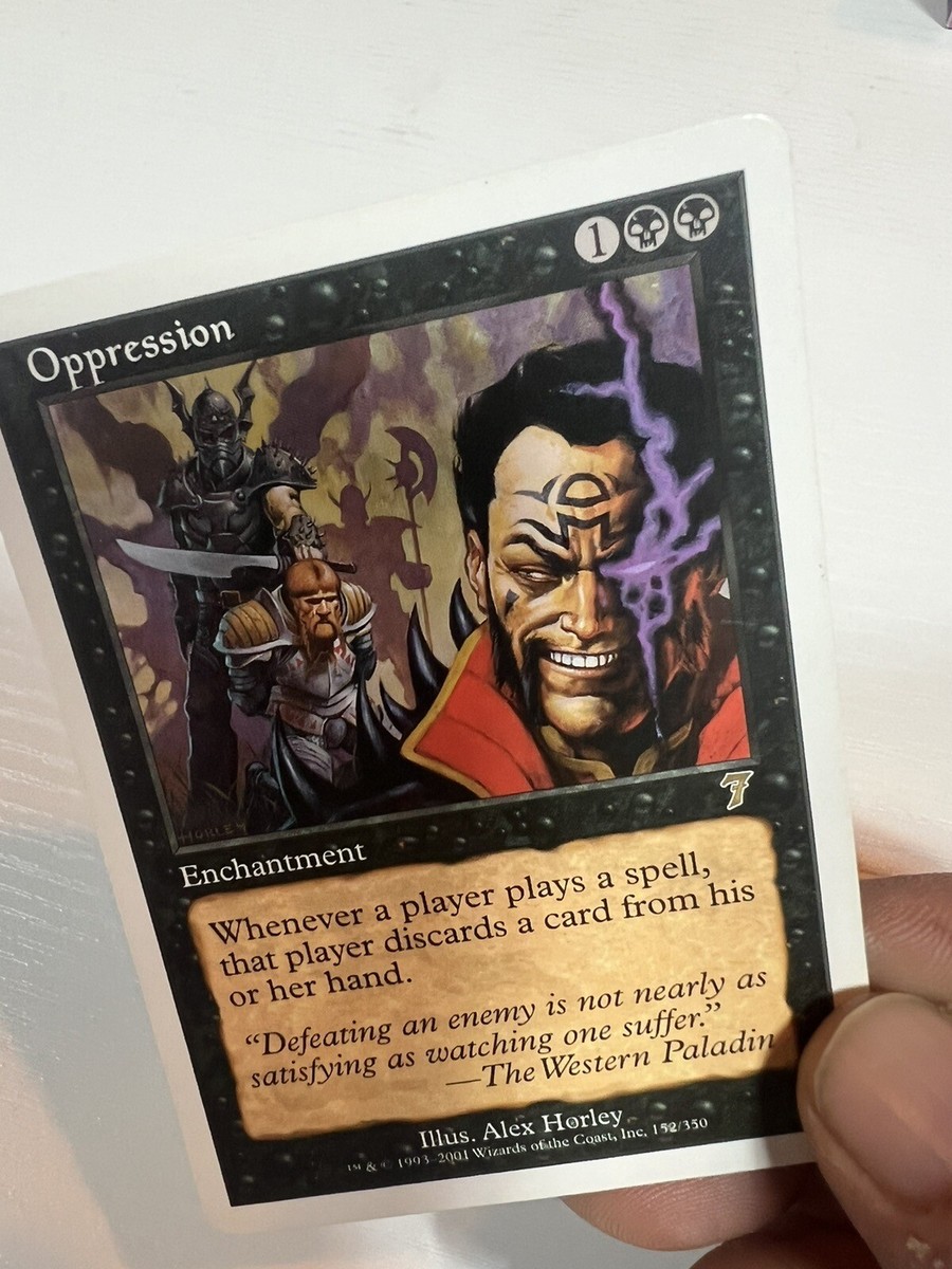 Oppression x1 Played Condition Magic The Gathering Mtg | eBay