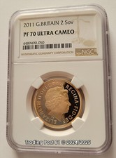 2011 GREAT BRITAIN - 2 Pounds Gold Sovereign - NGC Proof 70 Ultra Cameo