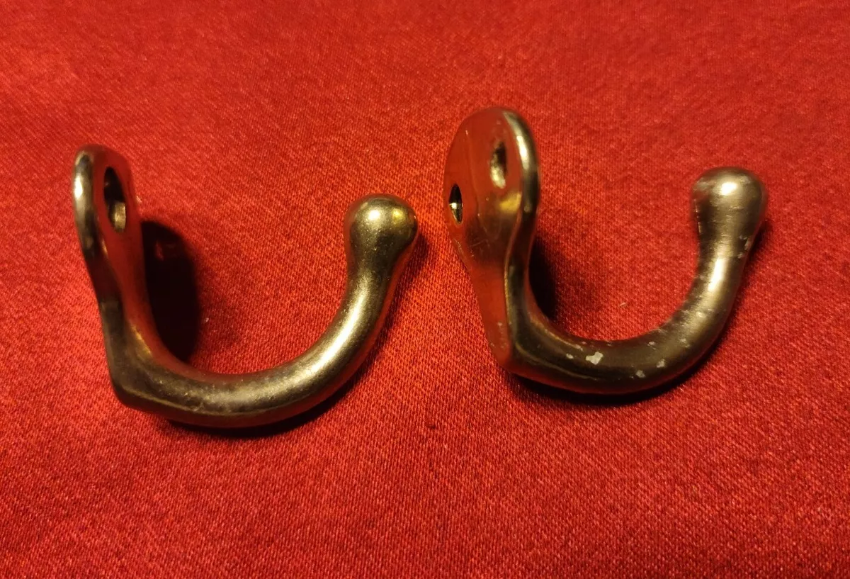 Vintage bathroom online towel hooks