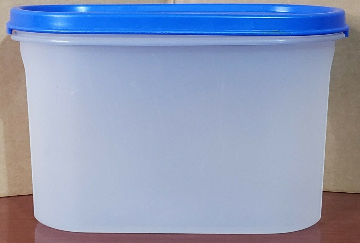 Tupperware 1612-13 Modular Mates 1 Litres Oval Container w/ 1616-4