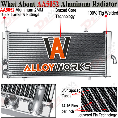Radiador auxiliar de aluminio 1241115 para Polaris RZR XP XP4 TURBO 2017-2021 2020 - Imagen 1 de 12