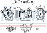 Kompressor Klimaanlage Klimakompressor FüR Volvo XC60 V60 156 155 157 Bw