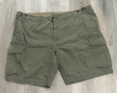 VTG Polo Ralph Lauren Shorts Mens 48b Khaki Drill Military Cargo ClassicFit