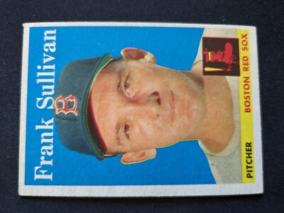 1958 Topps Baseball Card # 18 Frank Sullivan - Boston Red Sox (EX)