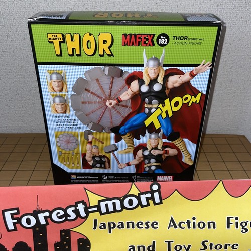 MEDICOM TOY MAFEX No.182 THOR COMIC Ver. Figure MARVEL NEW - Picture 2 of 23