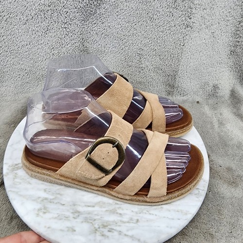 Sandalias sin cordones Born Shoes para mujer talla 6 M/W de cuero tostado *EXCELENTE ESTADO* - Imagen 4 de 12