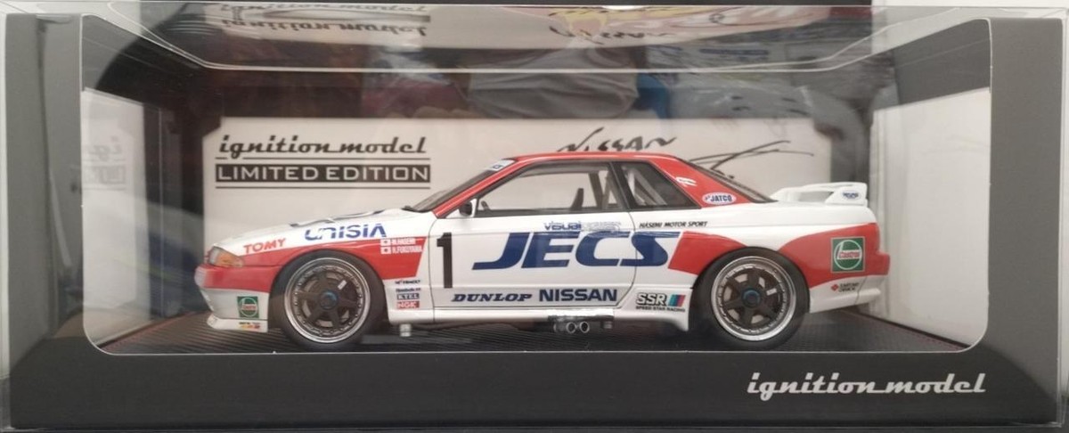 1/18 model car 1/18 JECS SKYLINE(#1) 1992 JTC IGNITION MODEL 1/18 model car 1/18 JECS SKYLINE(#1) 1992 JTC IGNITION MODEL