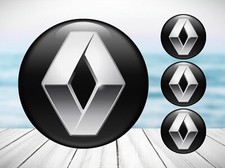 4x Silikon Aufkleber für Radkappen Renault Nabendeckel Felgenemblem Logo