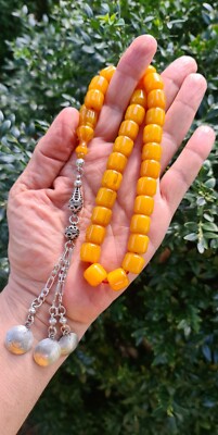 Amber Bakelite  Prayer Worry Beads Subha Tasbih Tasbeeh تسبيح Masbaha مسبحة