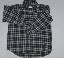 Field Stream Men's Flannel Shirt XL Blue Plaid