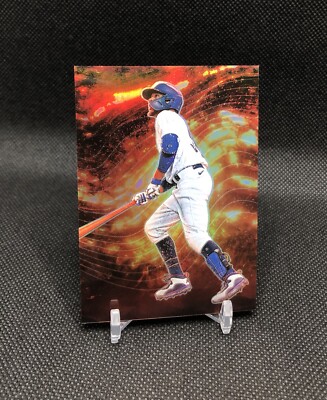 2022 Prizm Mookie Betts  LAVA FLOW  PRIZM SSP CASE HIT No. LF-3 WORLD SERIES  
