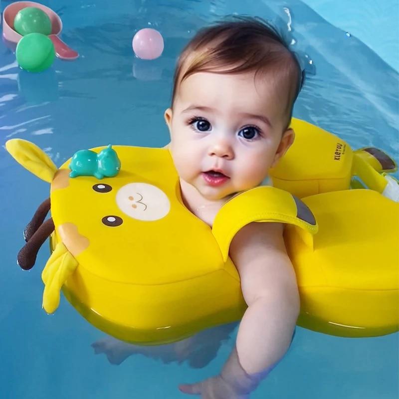 Anillo flotante de natación no inflable flotador piscina 6-36 meses para bebés pequeños