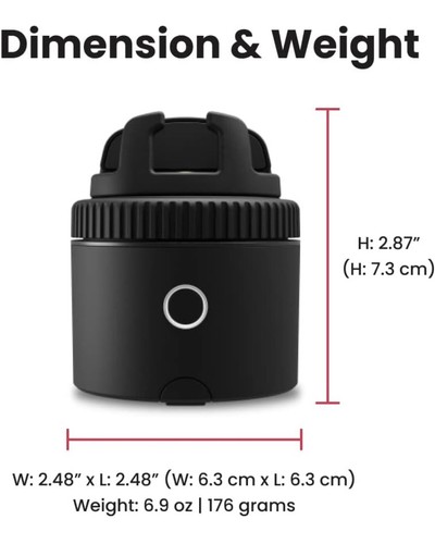 Pivo Pod Black Business Edition - Auto Tracking Smart Phone Holder - 第 6/8 張圖片