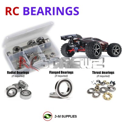 RCScrewZ Rubber Shielded Bearings tra037r for Traxxas E-Revo VXL 71054/74 | UPG