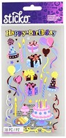 Sticko Classic Stickers-birthday Party, New, Free Shipping on sale Sticko Classic Stickers-birthday Party, New, Free Shipping on sale