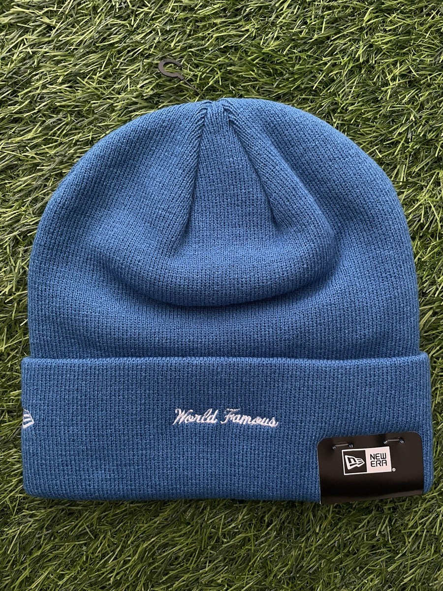 Supreme New Era Box Logo Beanie Blue (FW22) | ON HAND + FREE