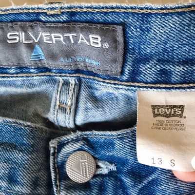 Levis Silvertab Jeans 13 Men 36/30 Vintage Mexico Baggy Straight 