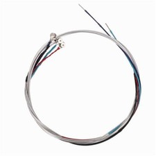 Glarry 3/4 4/4 Nickel Silver Wound Violin Strings Set Silver