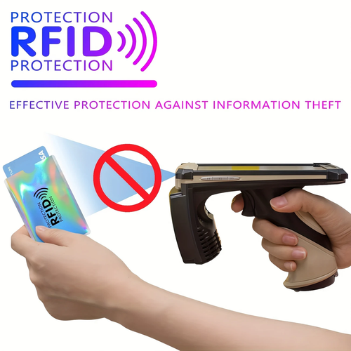 5x RFID Blocking Card Sleeve Protection Protector Blocks Signal Keeps Cards Safe - Picture 5 of 79