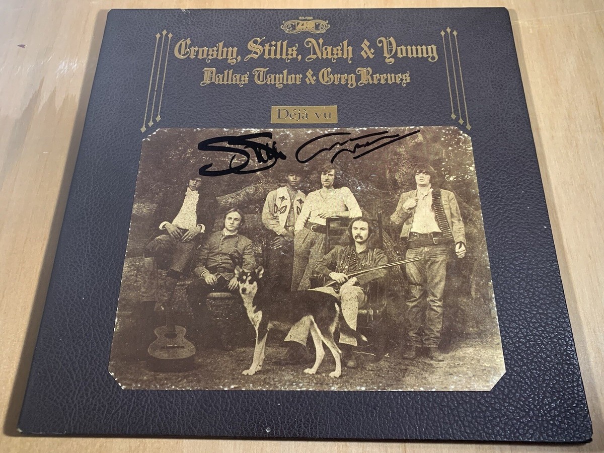 Crosby, Stills, Nash & Young サイン入りCD Crosby Stills Nash & Young signed Vinyl Lp Stephen Stills Graham