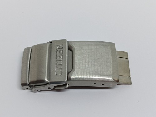 Genuine Citizen Eco-Drive Double Locking Foldover Stainless Steel CLASP - 18 mm - Picture 2 of 12