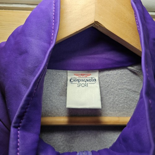 Chaqueta deportiva Campagnolo vintage púrpura años 90 Campagnolo cremallera completa - Imagen 5 de 5