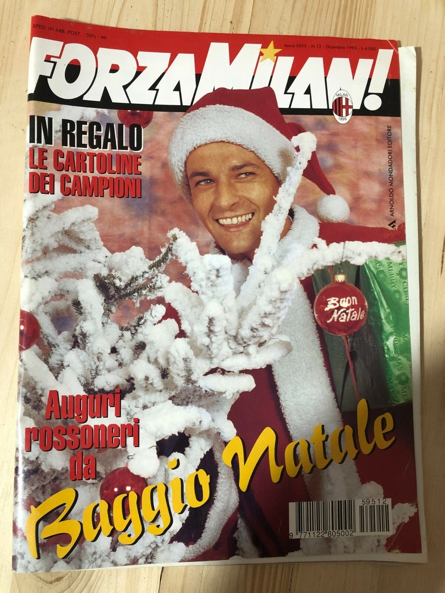Magazine Forza Milan 12 Décembre 1995 Baggio Maldini Weah