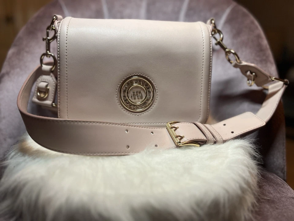 MARC JACOBS Leather Pink Full Flap Logo Shoulder Crossbody Bag - Image 2 of 4