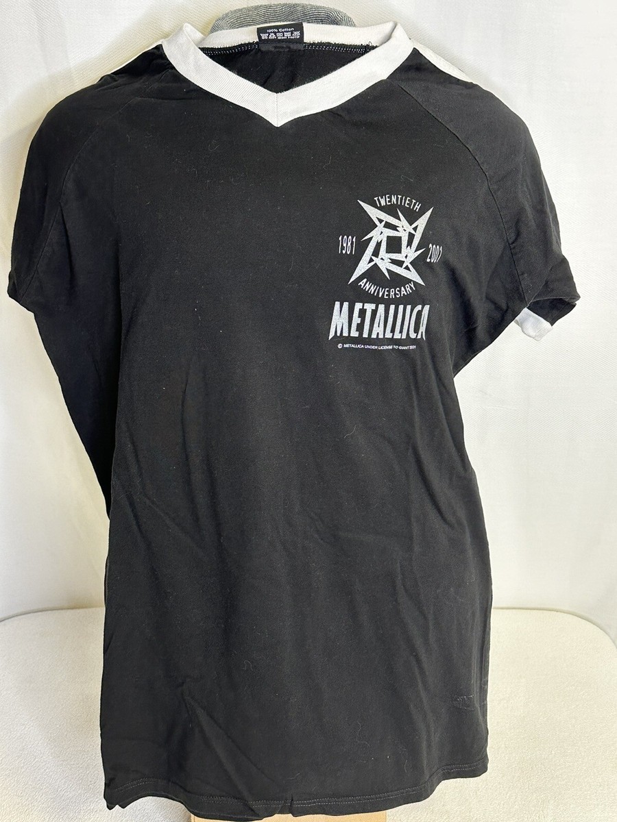 Rare Vintage 20th anniversary Metallica 1981-2001 Size:L