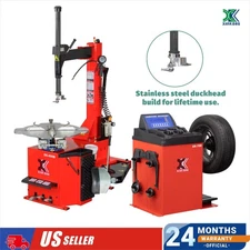 XK Tire Changer Wheel Balancer Machine Combo Auto Repair Tool 806B 70D 14"-28"