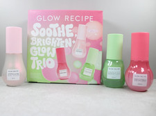 Glow Recipe Soothe Brighten  Glow Trio with 3 Different Serums - NEW  SEALED