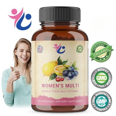 Tägliches Multivitamin für Frauen-Vitamine,Mineralien,Vollwertstoffe 30-120 Kaps