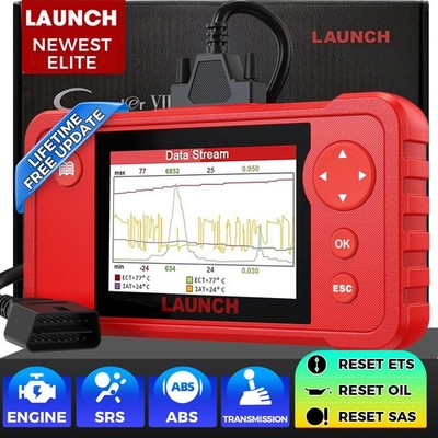 Launch CRP123 V2.0 VII+ Profi Auto Diagnosegerät OBD2 Scanner Fehlerauslesegerät