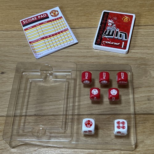 Manchester United Starplayer Juego de Dados Oficial Man Utd 2013 NUEVO 1-8 Jugador 5y+ - Imagen 4 de 8