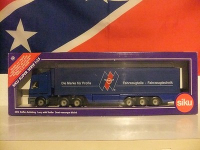 Siku 1:55 Mercedes Benz Actros 1857 SZ Kühlkoffer_3816 Winkler (Blau)