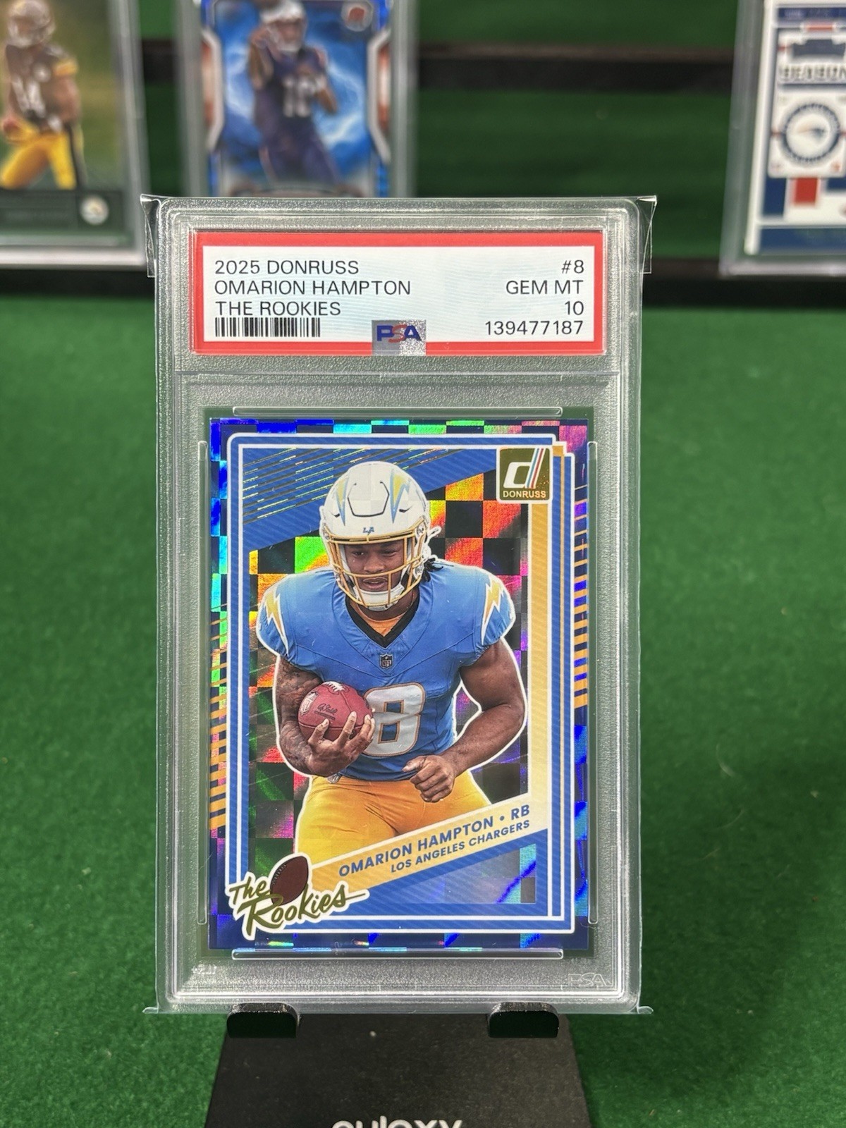 Omarion Hampton Panini Donruss the Rookies #8 Base