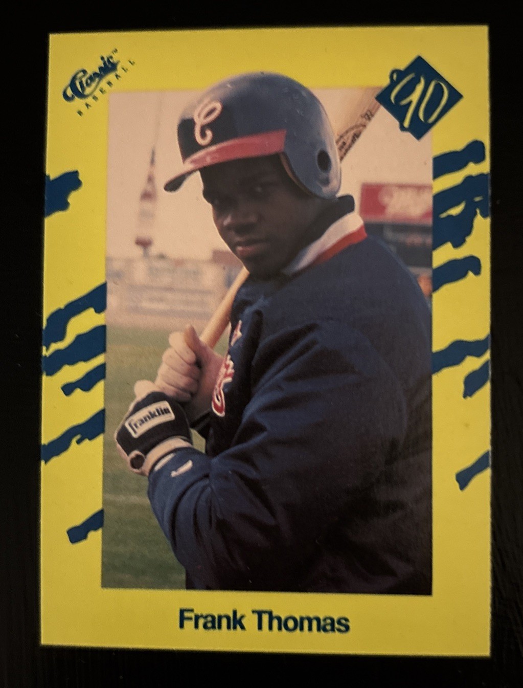 1990 Classic Yellow Frank Thomas #T93 Rookie RC HOF