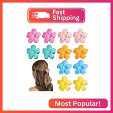12 Pcs Colorful Mini Hair Claw Small Hair Clips for Women Kids Girls, 1.37 Inch