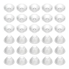 30Pcs 20mm High Power LED Lens 20 Degree Smooth Optical PMMA Lenses Clear