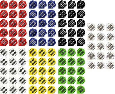 Pentathlon Dart Flight HD150 Standard Transparent verschiedene Farben 15 Stück