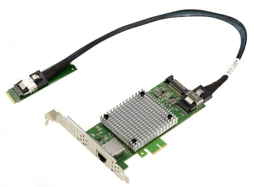 Carte M2 M.2 NGFF PCIe B M Key RJ45 LAN Ethernet 1G 2.5G 5G 10G Intel I82599 - 第 1/4 張圖片