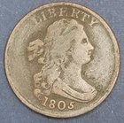 1805-P Half Cent — photo from another recent sale