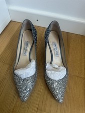 Jimmy Choo Romy 60 Gr.39 Silver/ Dusk Blue
