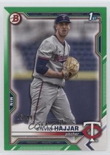 2021 Bowman Draft Green 15/99 Steven Hajjar #BD-161 0q3