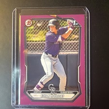 2026 Bowman 1st Ethan Holliday /299 Fuchsia Border