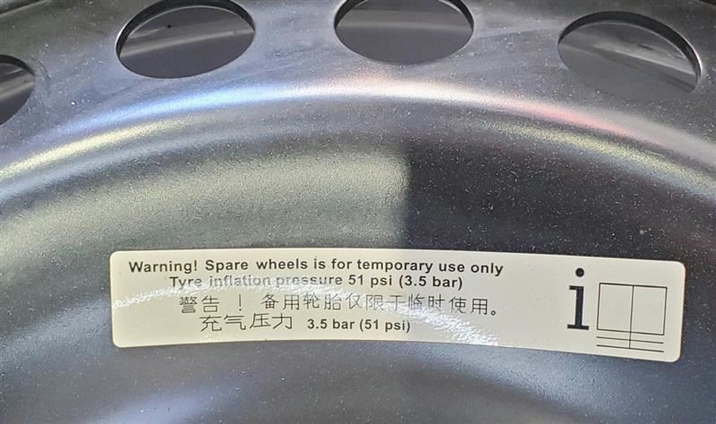 Maserati Ghibli 2017 Spare tires Set