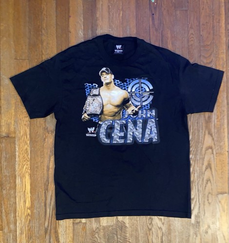 Vintage Herren T-Shirt John Cena Y2K Wrestling XL WWE
