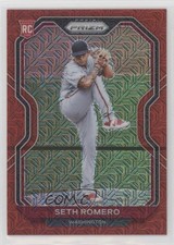 2021 Panini Prizm Tier III Red Mojo Prizm 108/149 Seth Romero #227 fm0