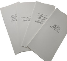 Anna Griffin Slimline Sentiment Inserts 4x9 1/4 14 Pieces