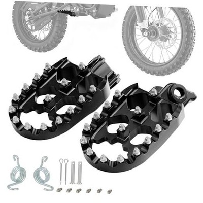 Electric Dirt Bike Foot Pegs CNC for Ebox Dragster Ebox 2.0 3.0 E Box 2 black
